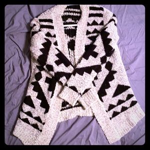 Black and Frey’s Aztec cardigan